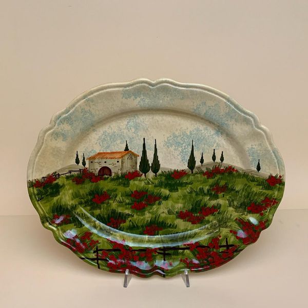 PA212D 42 - Oval tray cm. 42 x 31